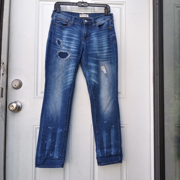 Madewell Denim - Madewell Slimboy Jeans Distress Size 25